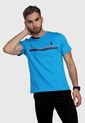 Camiseta Azul Turquesa-Rojo Us Polo Assn de US Polo Assn