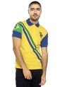 Camiseta Polo Amarillo-Azul-Verde US Polo Assn de US Polo Assn