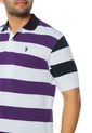 Polo Morado-Blanco Us Polo Assn de US Polo Assn