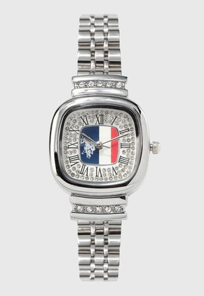 Reloj U.S. POLO ASSN. Plateado