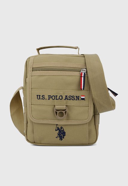 Bolso Manos Libres Verde-Azul Us Polo Assn