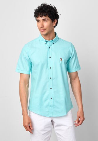 Camisa U.S. POLO ASSN. Aguamarina US Polo Assn