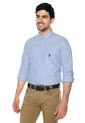 Camisa Azul Us Polo Assn de US Polo Assn