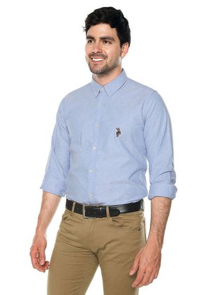 Camisa Azul Us Polo Assn