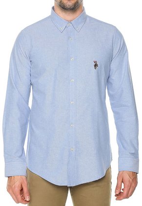 Camisa Azul Us Polo Assn