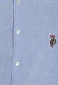 Camisa Azul Us Polo Assn de US Polo Assn