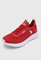 Tenis Lifestyle Rojo-Blanco Us Polo Assn de US Polo Assn