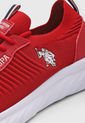 Tenis Lifestyle Rojo-Blanco Us Polo Assn de US Polo Assn