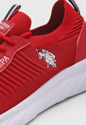 Tenis Lifestyle Rojo-Blanco Us Polo Assn