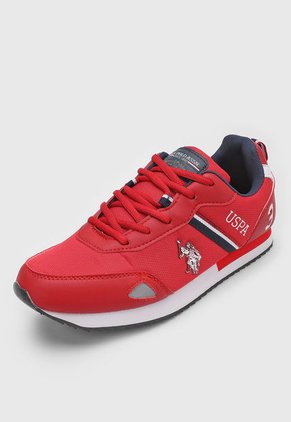 Tenis Lifestyle Rojo-Blanco-Navy Us Polo Assn