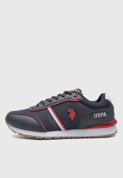 tenis Negro-Rojo-Blanco US POLO ASSN