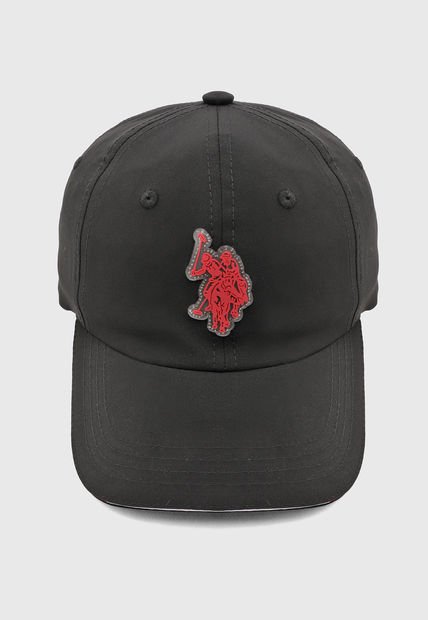 Gorra Negro-Rojo Us Polo Assn