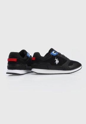 Tenis Lifestyle Negro-Blanco Us Polo Assn
