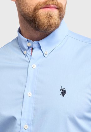 Camisa U.S. POLO ASSN. Celeste