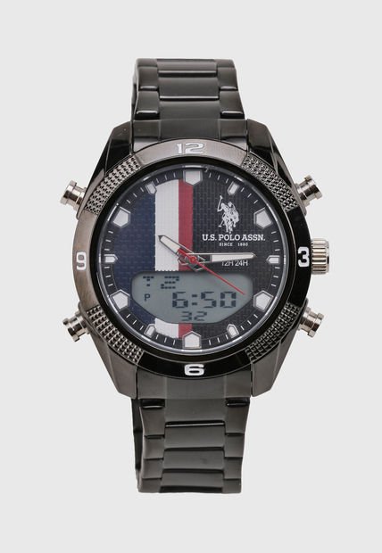 Reloj Negro-Azul-Rojo US POLO ASSN