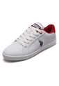 Tenis Blanco-Rojo Us Polo Assn de US Polo Assn