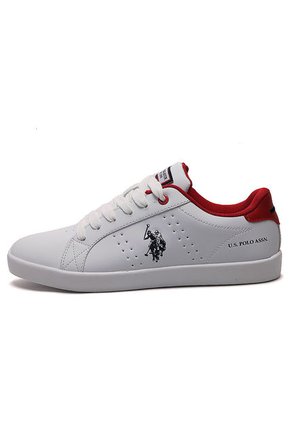 Tenis Blanco-Rojo Us Polo Assn