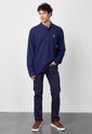 Polo Manga Larga U.S. POLO ASSN. Azul de US Polo Assn