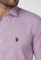 Camisa Blanco-Rojo-Azul Claro US POLO ASSN de US Polo Assn