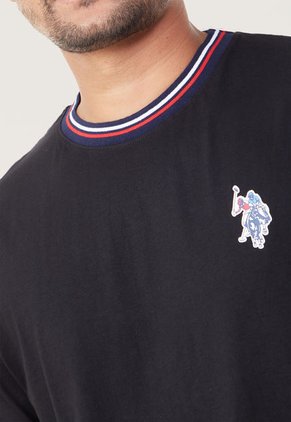 Camiseta Negro-Multicolor Us Polo Assn