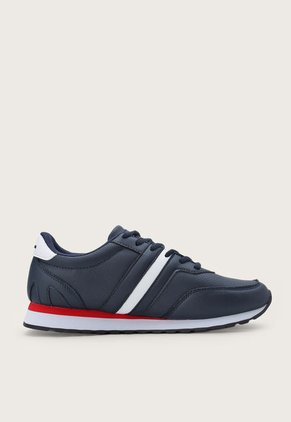 Tenis Lifestyle Azul Navy-Blanco-Rojo Us Polo Assn
