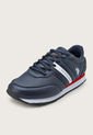 Tenis Lifestyle Azul Navy-Blanco-Rojo Us Polo Assn de US Polo Assn