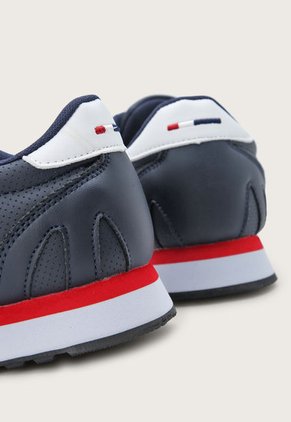 Tenis Lifestyle Azul Navy-Blanco-Rojo Us Polo Assn