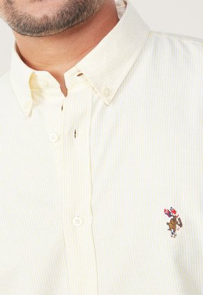 Camisa Amarillo-Blanco Us Polo Assn