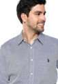 Camisa Azul-Blanco Us Polo Assn de US Polo Assn