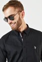 Camisa Negro Us Polo Assn de US Polo Assn