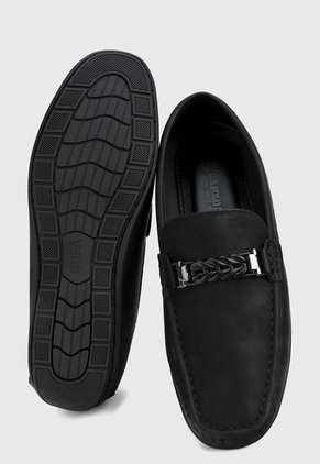 Mocasín Negro US Polo Assn