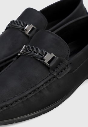 Mocasín Negro US Polo Assn