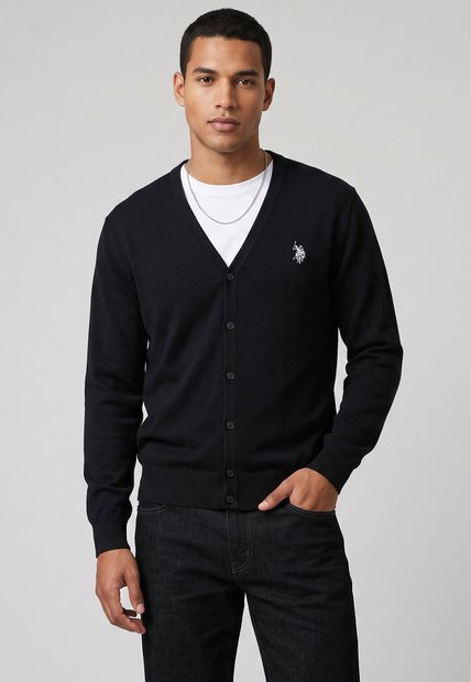 Cárdigan U.S. POLO ASSN. Negro