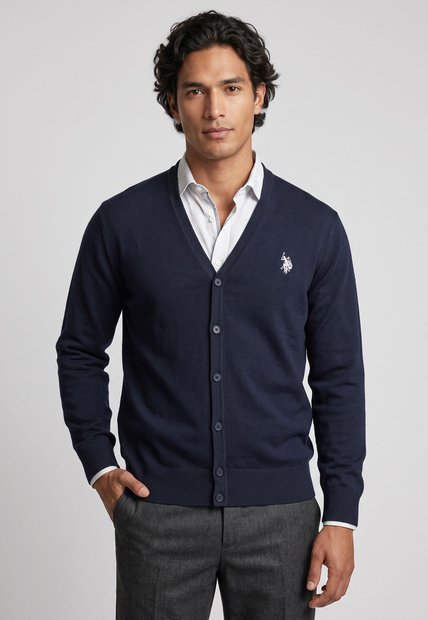Cárdigan U.S. POLO ASSN. Azul