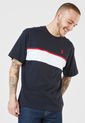 Camiseta Azul Navy-Rojo-Blanco Us Polo Assn de US Polo Assn