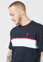 Camiseta Azul Navy-Rojo-Blanco Us Polo Assn de US Polo Assn