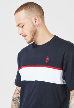 Camiseta Azul Navy-Rojo-Blanco Us Polo Assn
