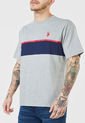 Camiseta Gris-Rojo-Azul Us Polo Assn de US Polo Assn
