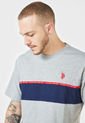 Camiseta Gris-Rojo-Azul Us Polo Assn de US Polo Assn