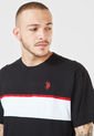Camiseta Negro-Rojo-Blanco Us Polo Assn de US Polo Assn