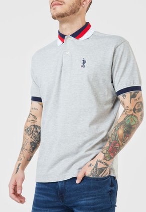 Polo Gris Multicolor Us Polo Assn