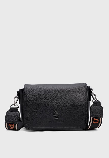 Bolso Manos Libres Negro-Beige-Terracota Us Polo Assn