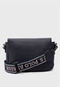 Bolso Manos Libres Azul Navy-Rosa Us Polo Assn de US Polo Assn