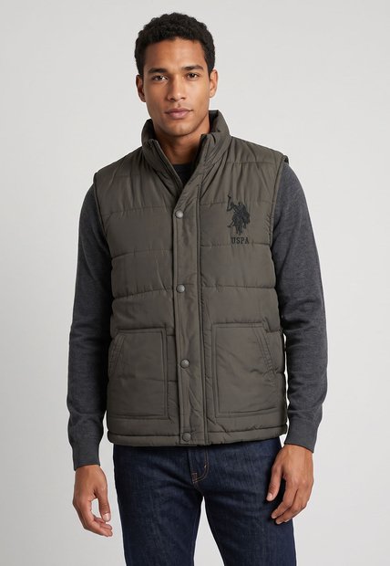 Chaleco Acolchado U.S. POLO ASSN. Verde Oliva