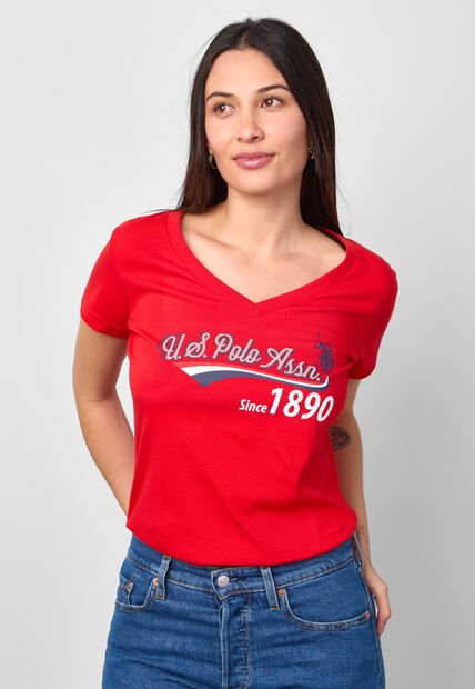 Camiseta U.S. POLO ASSN. Rojo