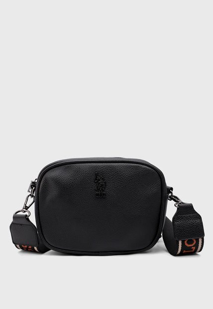 Bolso Manos Libres Negro-Beige-Terracota Us Polo Assn