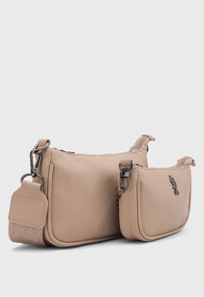 Bolso Manos Libres U.S. POLO ASSN. Beige