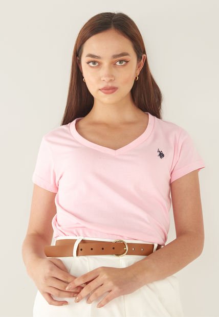 Camiseta Rosa Us Polo Assn