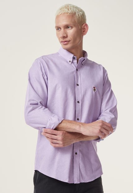 Camisa Lila Us Polo Assn