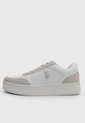 Tenis Lifestyle U.S. POLO ASSN. Open Court Blanco de US Polo Assn
